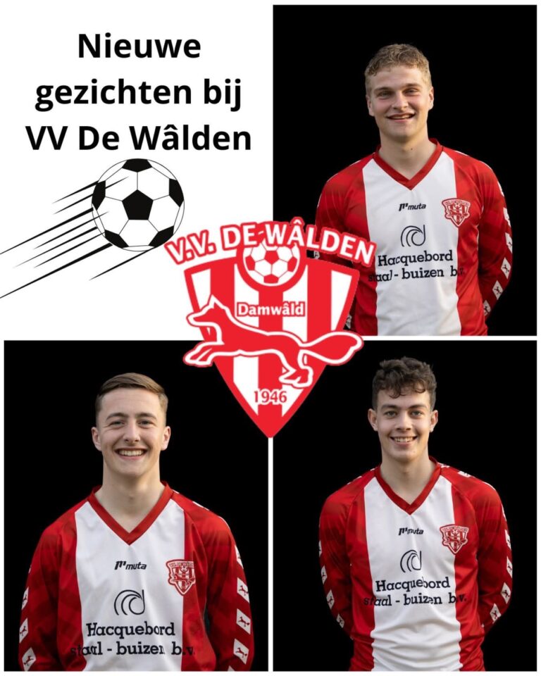 Nieuwe gezichten VV De Wâlden!