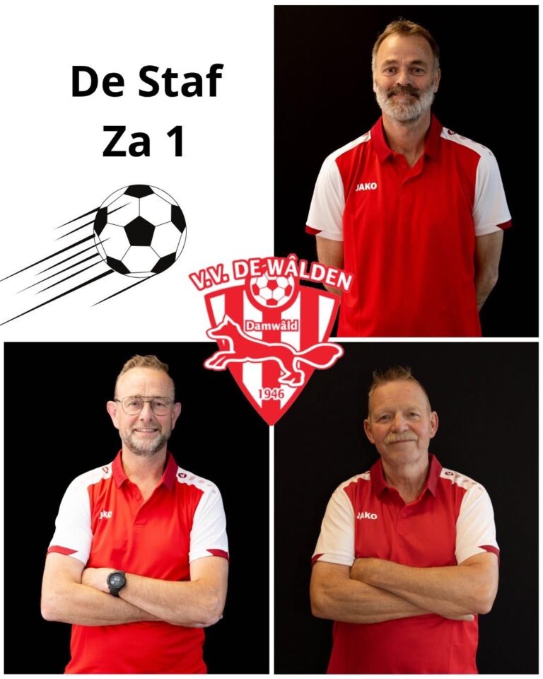  VV de Wâlden Za1 presenteert de nieuwe staf! 
